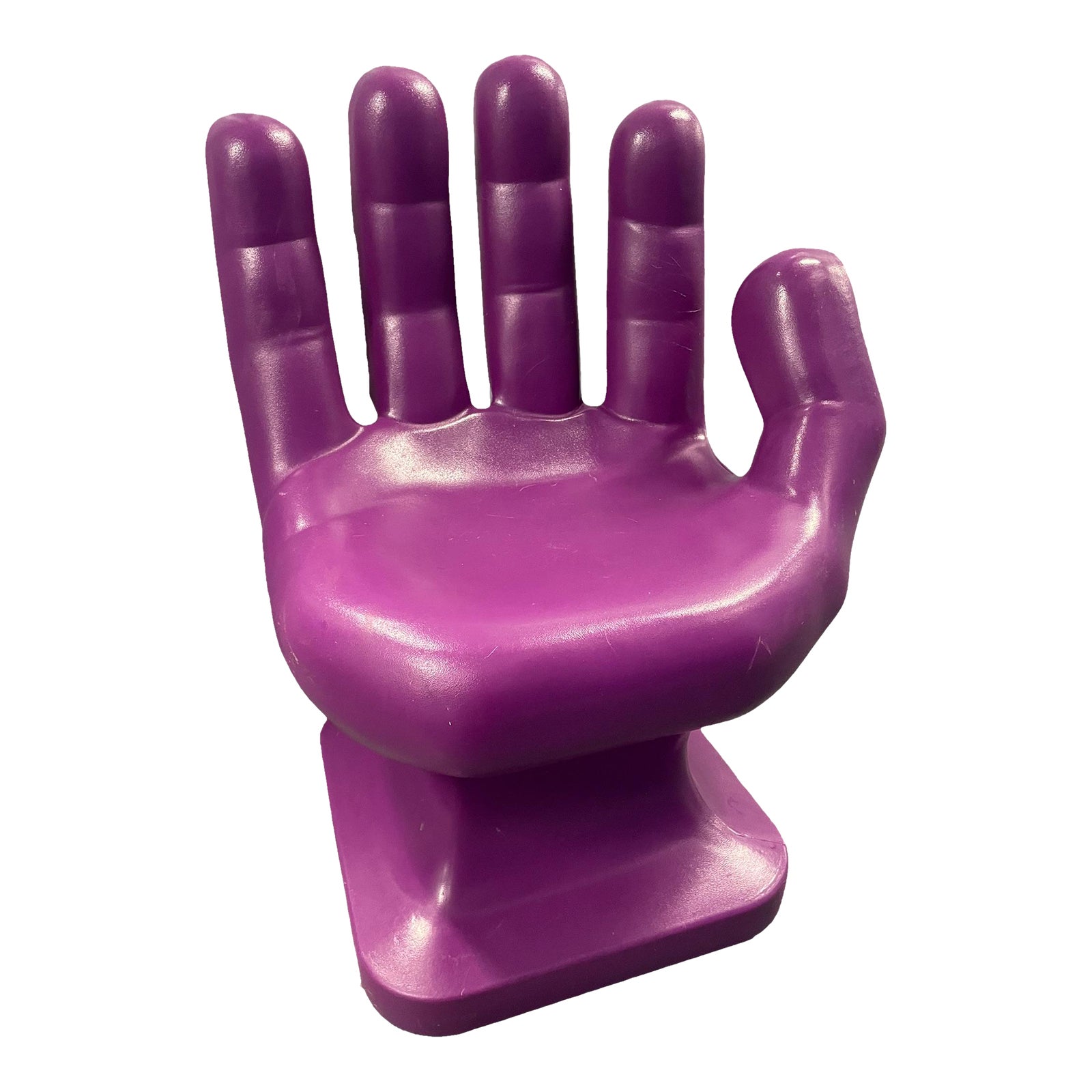 Modern Purple Plastic Hand Chair Chairish