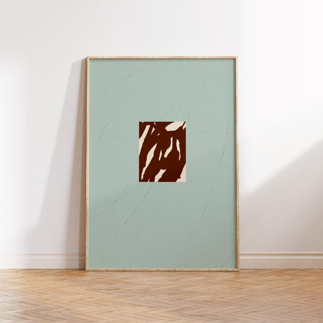 Contemporary Contemporary Abstract Lines Giclee Print For Sale - Image 3 of 4
