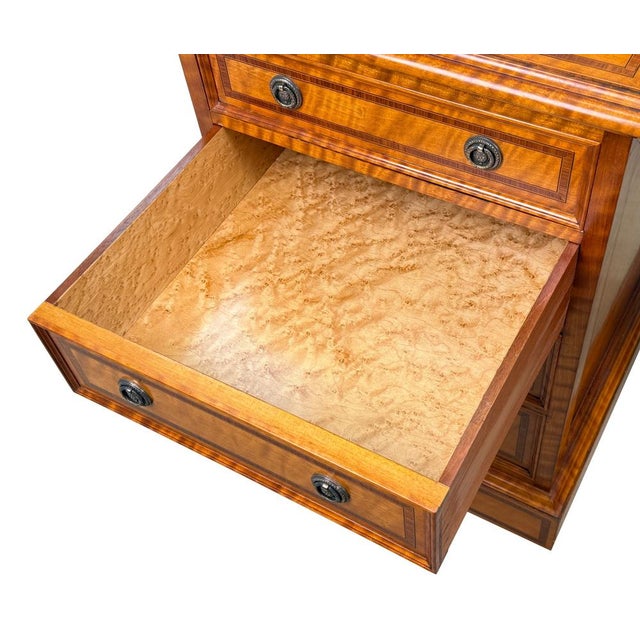 Antique Satinwood Bedside Chests, 1890, Set of 2 For Sale - Image 4 of 13