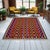 Mid-Century Modern Vintage Turkish Rug Kilim Hand Woven Area Rug - 6′2″ X 6′7″ For Sale - Image 3 of 16