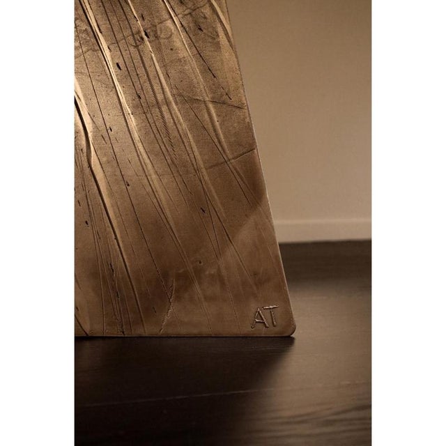 Not Yet Made - Made To Order Vermont One of a Kind Dining Table in Marble and Brass by Alex Turco For Sale - Image 5 of 10