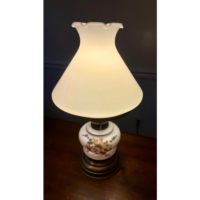 American Late 20th Century Leviton Hurricane Lamp For Sale - Image 3 of 12