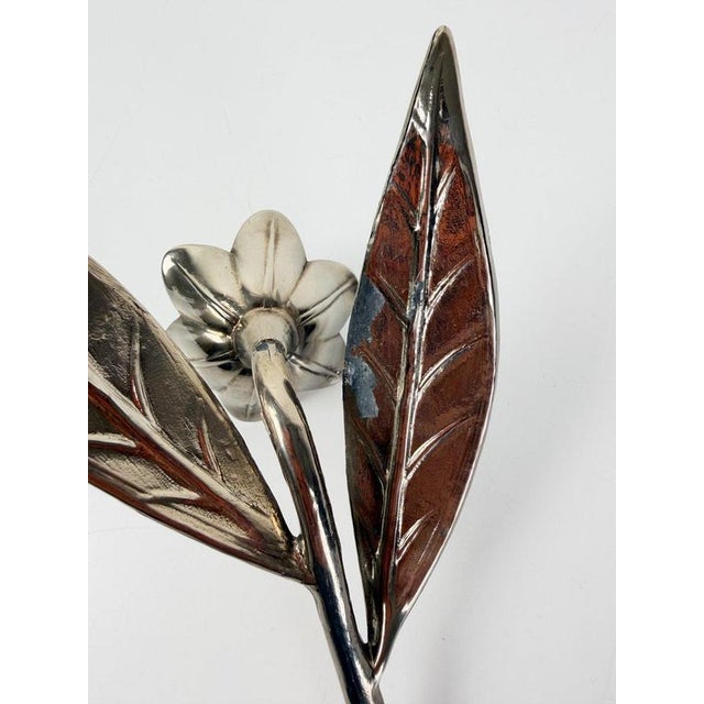 Mid-Century Italian Chrome Flower Cocktail Ashtrays, 1960s, Set of 6 For Sale - Image 16 of 18
