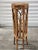 Chinoiserie Vintage Mid-Century Bamboo Tortoise Shell Plant Stand For Sale - Image 3 of 10