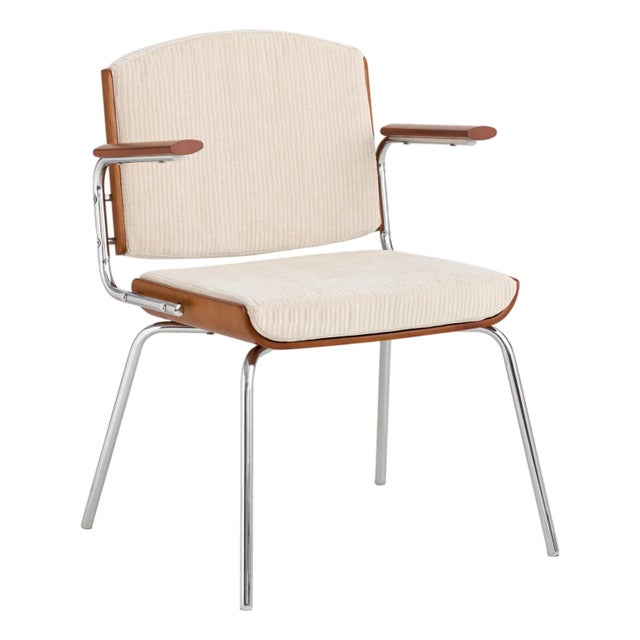 Pasargad Home Nara Armchair – Beige/Brown For Sale