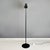 1980s Italian Modern Floor Lamp in Matt Glass Lampshape and Black Metal, 1980s For Sale - Image 5 of 18