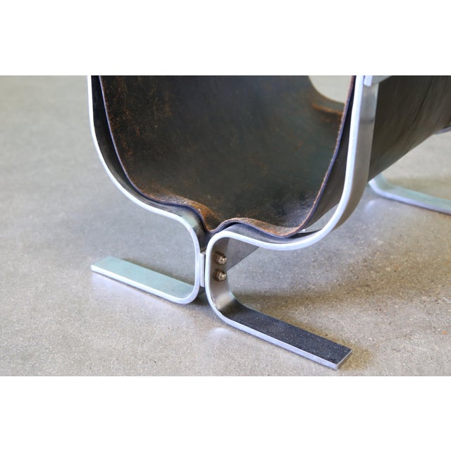 1970s Chrome and Lucite Fireplace Tools Complete Set by Alessandro Albrizzi For Sale - Image 6 of 14