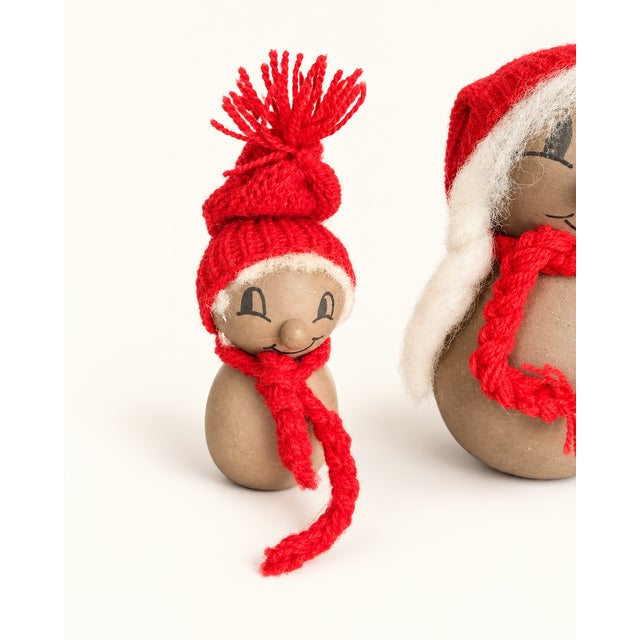 Vintage Christmas Family by Jette Nissen, Denmark, 1960s, Set of 4 For Sale - Image 6 of 9