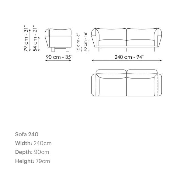 Bonaldo Blend Sofa For Sale - Image 9 of 9