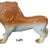 Ceramic Pair of Large Victorian Staffordshire Pottery Lions With Glass Eyes, C. 1880–1900 For Sale - Image 7 of 15