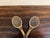 1970s 1970s Cast Brass Double Tennis Racket Door Knocker For Sale - Image 5 of 10