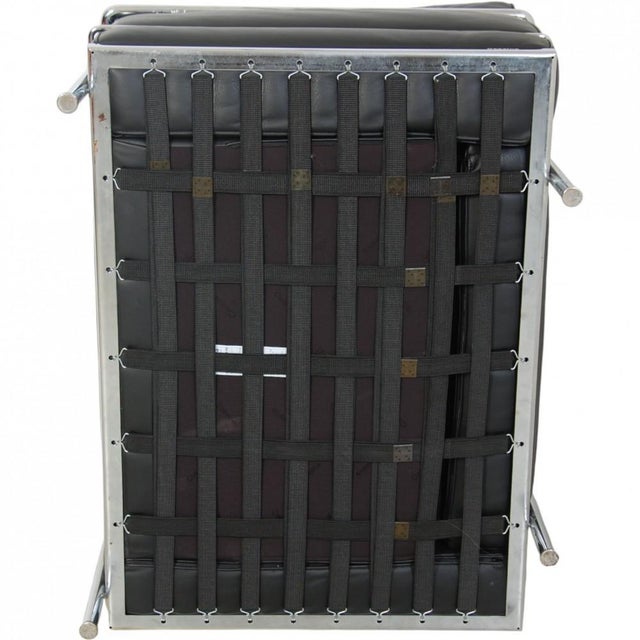 LC3 Chair in Black Leather by Le Corbusier, 2010s For Sale - Image 14 of 17