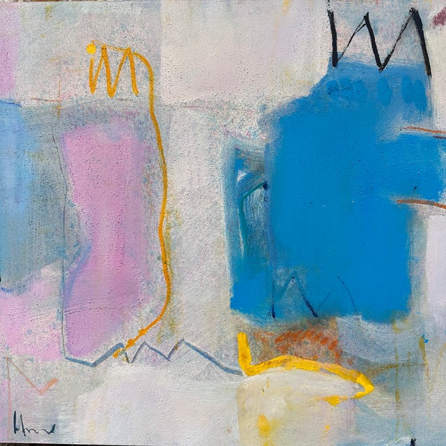 Plastic Lorenzo Colomo, Abstract Composition, 2000s, Acrylic Painting on Panel For Sale - Image 7 of 17