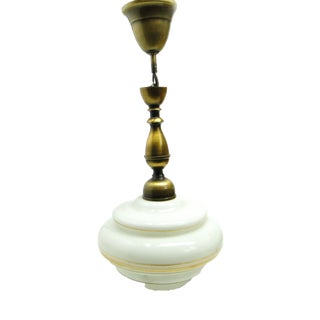 Mid-Century Modern Pendant Lamp from Polam, 1970s For Sale