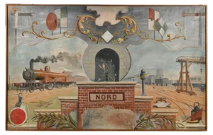 M. Vaillant, Gare du Nord, 1909, Oil on Wood