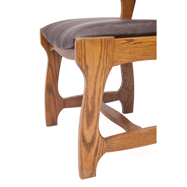 Chairs by Guillerme and Chambron, 1950s, Set of 6 For Sale - Image 9 of 11