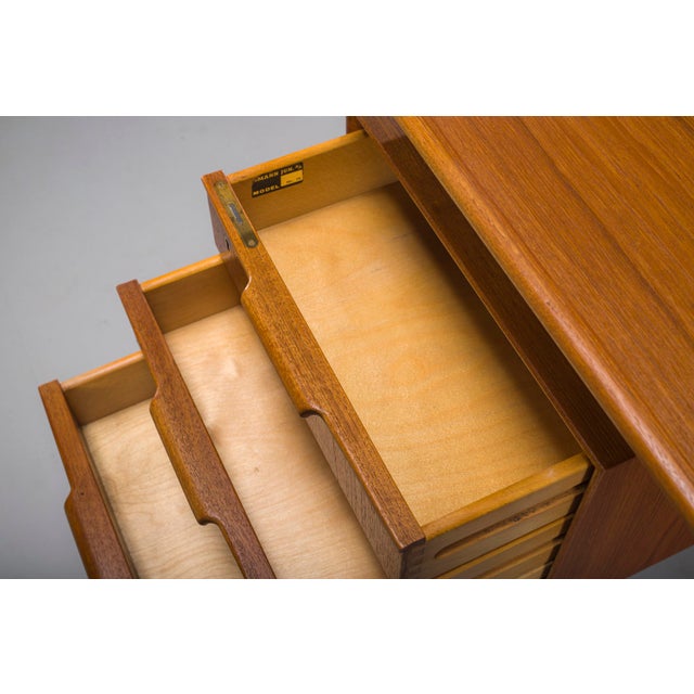Teak Model 75 Desk from Omann Jun Møbelfabrik, 1960s For Sale - Image 14 of 18