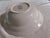 Vintage Sears Federalist White Ironstone Dinnerware Set - (Complete Service for 8 and Serving Pieces) Bonus Free Crystal Wine Glasses - 81 Pieces For Sale - Image 13 of 18