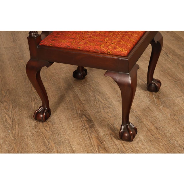 Brown Kittinger Furniture Chippendale Style Mahogany CW-48 Corner Chair For Sale - Image 8 of 18