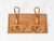 Wonderful French Riviera style coat rack made of bamboo, curved rattan, and woven wicker. This stylish organic coat rack...