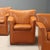 Franco Albini Laurianetta Lounge Chairs attributed to Afra and Tobia Scarpa for B&B Italia, Set of 4 For Sale - Image 4 of 13