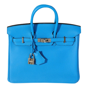 Bleu Zanzibar Togo Birkin 25 PHW