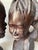 Brown Pair of Vintage Traditional African Ebony Wood Man & Woman Carving Busters For Sale - Image 8 of 17