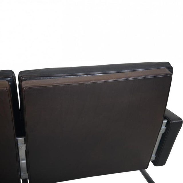 PK31 2-Seater Sofa in Black Elegance Leather by Poul Kjærholm, 2006 For Sale - Image 15 of 18