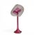 Art Nouveau Stuart Abelman Signed Art Glass Iridescent Pulled Feather Jack-in-the-Pulpit Vase Sculpture For Sale - Image 3 of 6