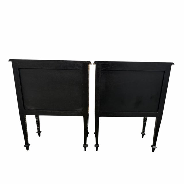 2020s Pair of Studio a Home by Global Views “Bhawana” Mother of Pearl Inlay Nightstands For Sale - Image 5 of 9