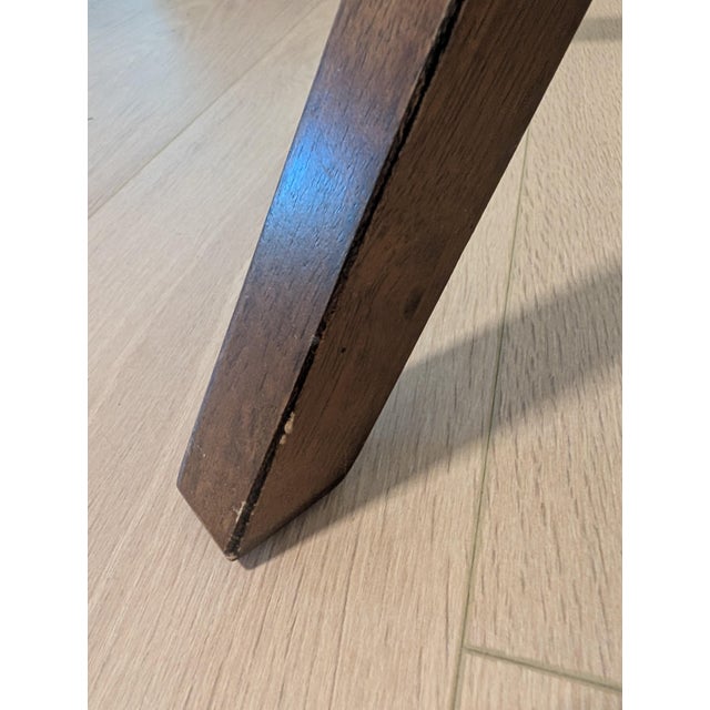 Versatile table can be used as an accent piece or a petite cafe table. Wood legs come together using Japanese joinery, so...