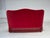 Danish 2-Seater Sofa in Red Velour with Ash Legs, 1970s For Sale - Image 12 of 18