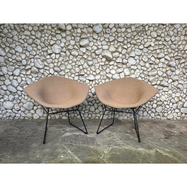Metal Diamond Chairs by Harry Bertoia for Knoll, 1970s, Set of 2 For Sale - Image 7 of 15
