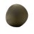 Sculptural table lamp with an abstract shape. Finished in a matte, grayish smoke color, in a globular shape. European Plug...