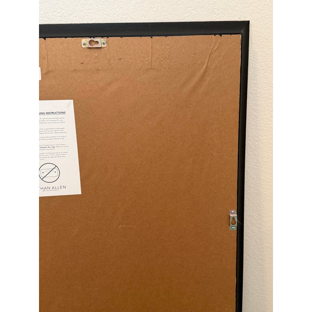 Ethan Allen Spotted Silver Leaf Mirror For Sale - Image 9 of 13