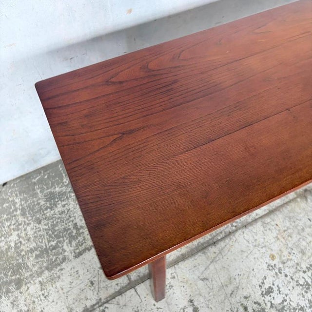 Mid-Century Teak Coffee Table with Undershelf Storage For Sale - Image 9 of 10