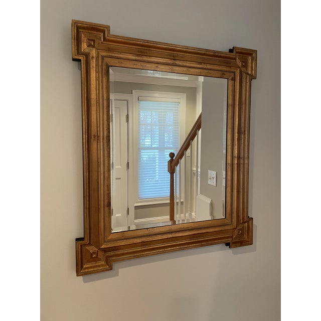 Mid-Century Gilt Mirror For Sale - Image 4 of 11