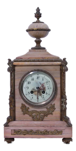 Japy Freres French Bronze & Marble Mantle Clock