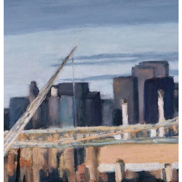 Passing View Contemporary Oil Painting For Sale In New York - Image 6 of 6