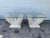 1980s Vintage Postmodern Tessellated Mactan Stone/Travertine Side Tables Attributed to Magnussen Ponte - Set of 2 For Sale - Image 5 of 15