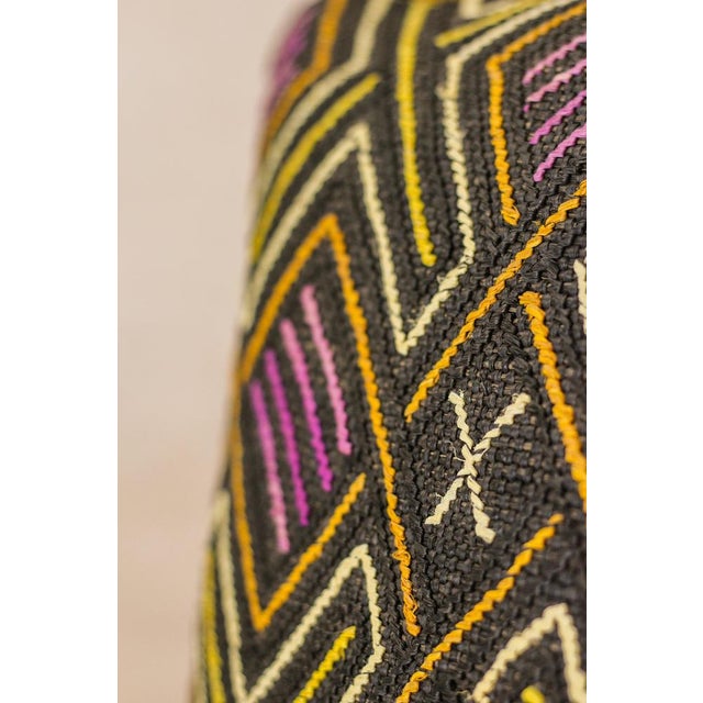 Kuba Cloth Cushion For Sale - Image 5 of 8