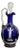 Mary Gregory Blue Glass Decanter, 1860s For Sale