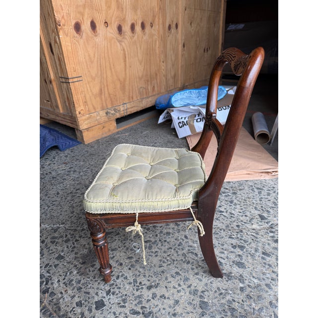 English 18th Century Pair William IV Balloon Back Child Chairs For Sale - Image 3 of 12