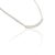 14k Solid White Gold Cluster Diamonds Bar Chain Necklace For Sale In New York - Image 6 of 16