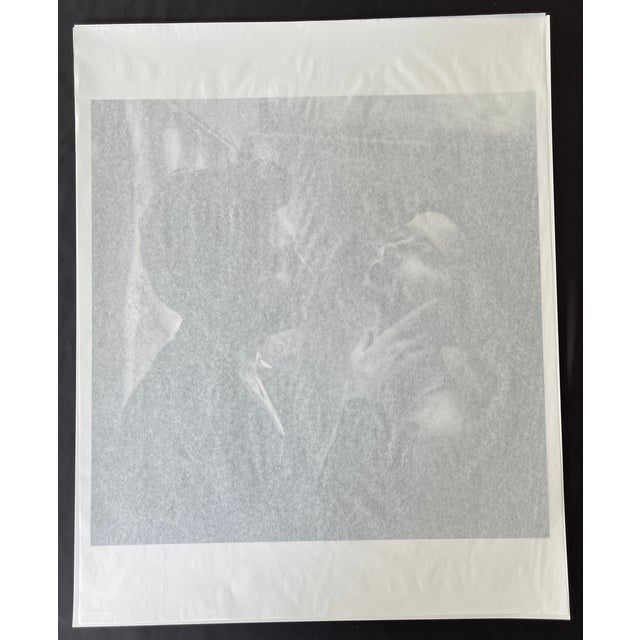 Contemporary 1980s "David Lynch & Isabella Rossellini" Vintage Silver Gelatin Print by Helmut Newton For Sale - Image 3 of 6