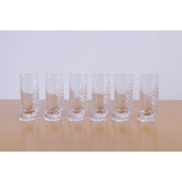 Azteca Glasses by Fabio Frontini for Arnolfo di Cambio, Set of 6 For Sale - Image 11 of 13