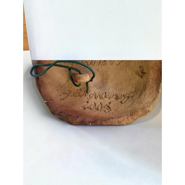 Brutalist Stoneware Sculpture from Gérard Bignolais, 1990s For Sale - Image 3 of 6