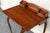 Antique Mahogany Writing Desk With Gallery Top For Sale - Image 4 of 6