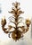 Italian Mid 20th Century Scroll and Leaf Two Light Sconces - a Pair For Sale - Image 3 of 6