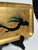 Wood Vintage Japanese Hand Painted Lacquerware Tray on Gold Leaf & Stand For Sale - Image 7 of 12